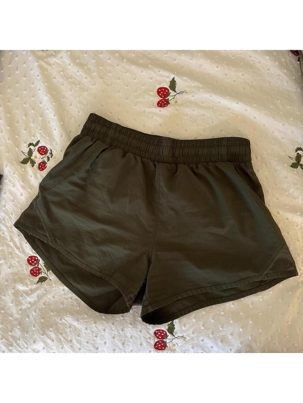 All in Motion Women's Athletic Shorts XS Olive Green